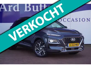 Hyundai Kona 1.6 GDI HEV Premium=NL+DEALER+Volleder+Led+Navigatie+Camera+stoel-verw+Krell-Audio+18"l