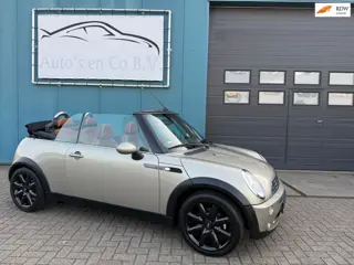 Mini Mini Cabrio 1.6 Cabriolet Sidewalk uitv Airco Leder Cruise 17"Lm velgen Pdc Apk 04-2027