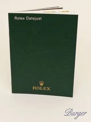 Rolex Datejust Manual Info Booklet 2003 France