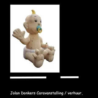 Baby geboren! huur Opblaasbaby 4 meter