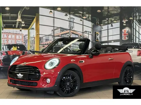 MINI COOPER CABRIO 136 pk CARPLAY NAVI LEDER UNION JACK FACELIFT