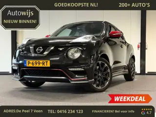 Nissan Juke 1.6 DIG-T Nismo RS|SCHAALSTOELEN|360CAM|218PK|CLIMA