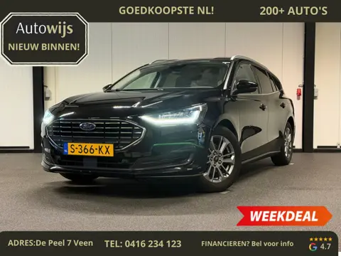 Ford Focus Wagon 1.0 EcoBoost Hybrid Titanium|NL AUTO|NAVI|DEALER ONDERHOUDEN