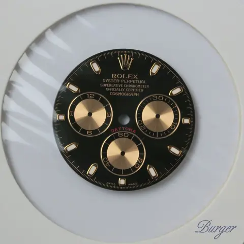 Rolex Daytona Dial Black Rose Gold