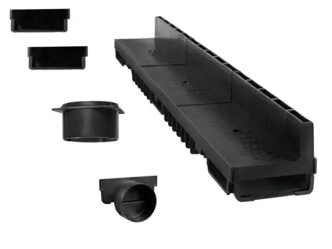 Complete sleufgoten/lijngoten set in het zwart!