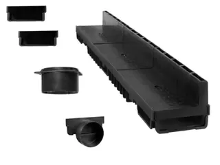 Complete sleufgoten/lijngoten set in het zwart!