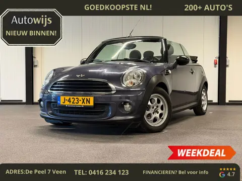 Mini Mini Cabrio 1.6 One Salt|NAVI|HALF LEER|99DKM|GOED ONDERHOUDEN