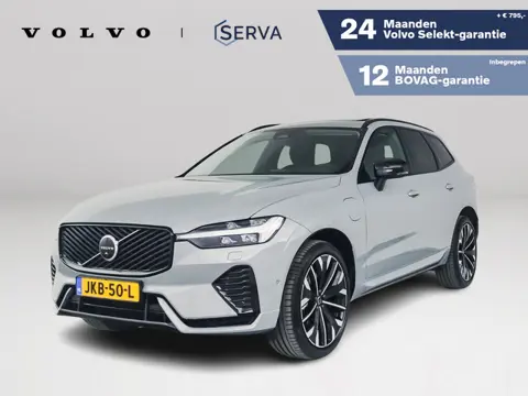 Volvo XC60 T6 Plug-in hybrid AWD Ultra Dark | SOH 100% | Panoramadak | 360° camera | Luchtvering | H
