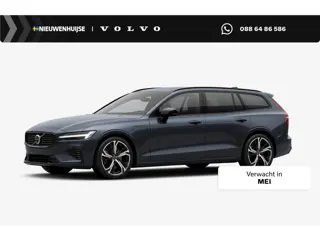 Volvo V60 2.0 T6 Plug-in hybrid AWD Ultra Dark | Panoramadak | Head Up Display | Donker Glas | Sport