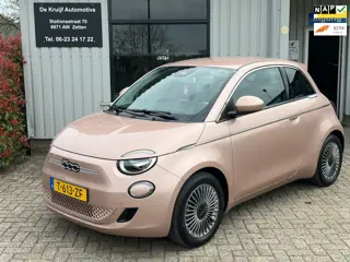 Fiat 500 E 3+1 42 kWh|97,2%SOH|CARPLAY|CRUISE CONTROL|STOELVERWARMING|ECC|LM|LED|CAMERA|PDC