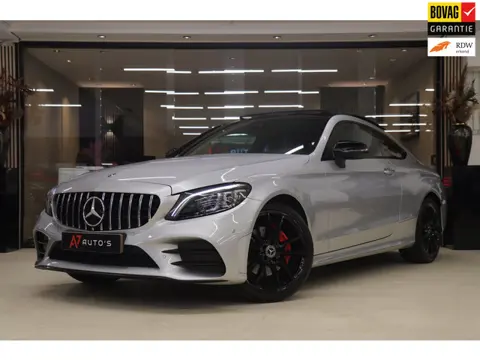 Mercedes-Benz C-klasse Coupé 180 AMG-LINE NAP Pano/Burm/Carplay/Stoelver/Sfeer/360Cam/Vol