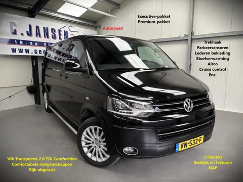 Volkswagen Transporter 2.0 TDI L2H1 DC Comfortline Automaat! Keurige bus!