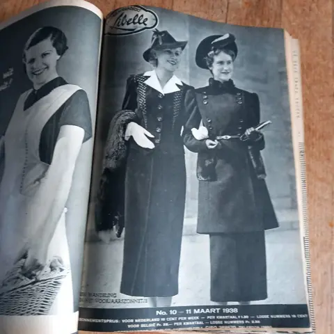Weekblad Libelle - oud nederlandsche taal - Ingebonden 1938,