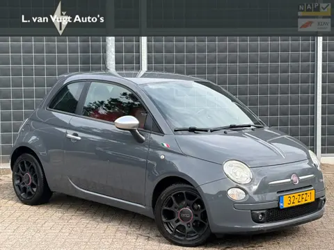 Fiat 500 0.9 TwinAir |Street | sport | leder | Grigio-Rosso