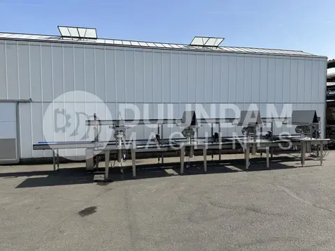 Greymans Paktech productie- en inpaklijn met weegschalen