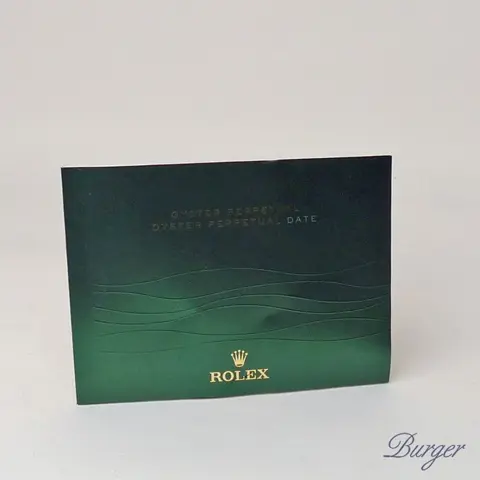 Rolex Oyster Perpetual Date Manual Info Booklet French