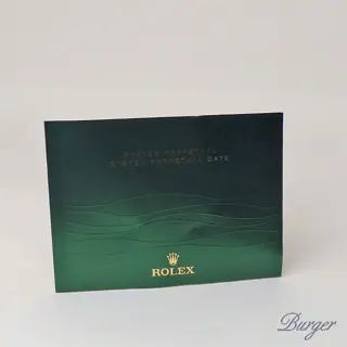 Rolex Oyster Perpetual Date Manual Info Booklet French