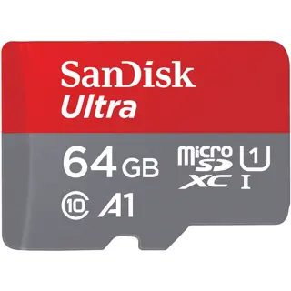 SanDisk Ultra MicroSDXC 64GB + SD Adapter