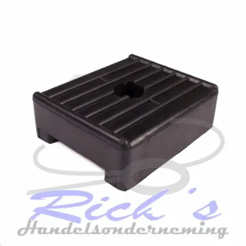 Bootzijsteun / bootkussen 120x100x42mm rubber