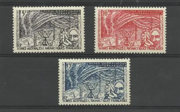 Frans Antarctica Michel nr. 10-12 Postfris