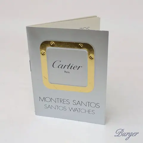 Cartier Santos Warranty Booklet