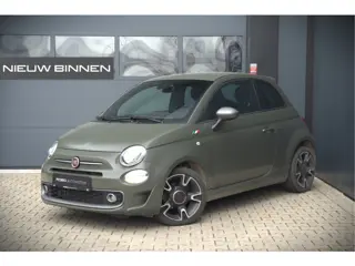 Fiat 500 0.9 TwinAir Turbo Sport | Mat Groen | Apple Carplay | Parkeersensoren | Navigatie | Climate