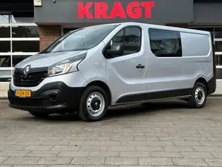 Renault Trafic 1.6 dCi T29 L2H1DUBBELCABINE|DEALER ONDERHOUDEN|120PK|EURO6|airco|cruise|navi|bluetoo