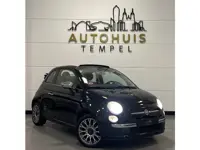 Fiat 500 C 1.2 Lounge Automaat Cabrio Airco Leder Parkeersensoren 16Inch Bluetooth