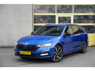 Škoda Octavia Combi 1.0 e-TSI Automaat! Sport Business BJ2021 Lmv 18" | Led V+A | Pdc | Trekhaak | E
