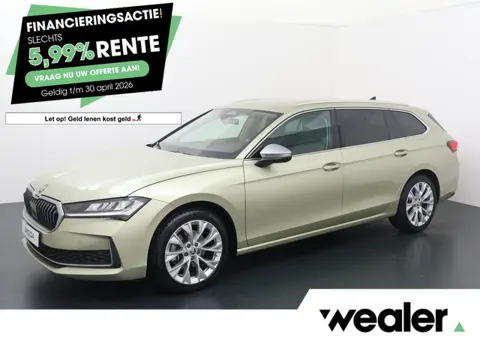 Skoda Superb Combi 1.5 TSI MHEV First Edition | 150 PK | Automaat | Trekhaak | Virtual Pedal Achterk