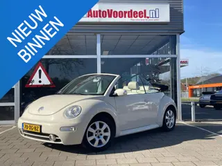 Volkswagen New Beetle Cabriolet 1.6 Highline /Volleder/Airco/Stoelverw./Elektrisch dak/APK 05-2027/