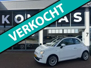 Fiat 500 1.2 Lounge |ORG.NL|2012|AIRCO|PANORAMADAK|NAP|EL.RAMEN|MULTI STUUR|USB|AUX|BLUETOOTH|