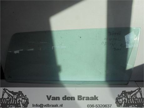 Volkswagen Polo Coupe 1986-1994 Zijruit rechtsachter