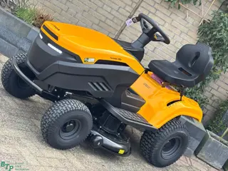 Stiga elektrische accu zitmaaier 398e mulch en zij-uitworp