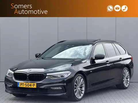 BMW 5 Serie Touring 520i Sport Line High Executive | Panorama | 360 Camera | HUD | 19" | Trekhaak Af