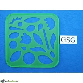 Tekensjabloon bloemen fantasie nr. 50245-02