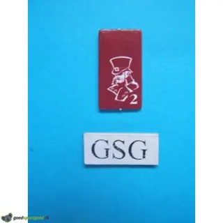 Kaartje spion rood nr. 60943-02