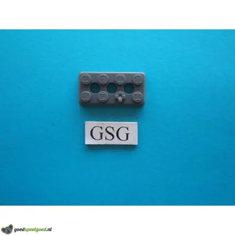 Grondplaat 4x2 (F1) grijs nr. 16264