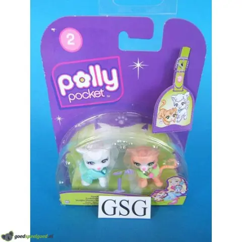 Polly Pocket vrolijke dieren nr. M6586-01