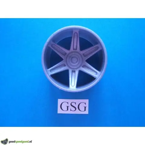 Wiel 37 mm grijs nr. 16116