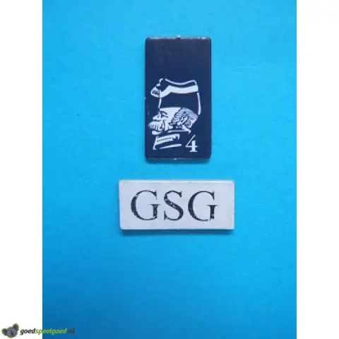 Kaartje sergeant blauw nr. 60914-02