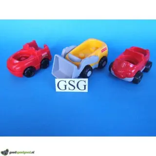 Set 3 auto's little people nr. 8119-02