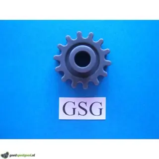 Tandwiel 14 tanden donker grijs nr. 16042