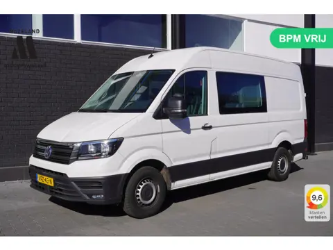 Volkswagen Crafter 2.0 TDI 177PK L3H3 Dubbele Cabine EURO 6 - Airco - Navi - Cruise - € 20.950,- Exc
