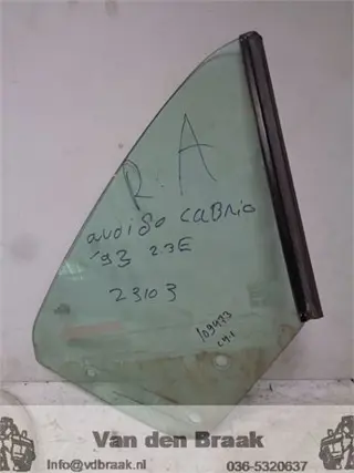 Audi 80 Cabriolet 1992-2000 Rechtsachter scheerraam