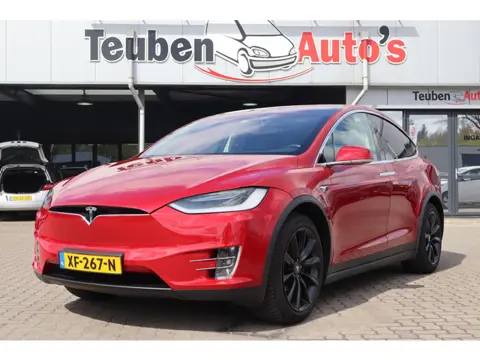Tesla Model X 100D 7p. | SOH 88,6% | Autopilot | Trekhaak | Leder | Camera