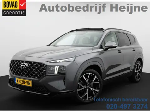 Hyundai Santa Fe 1.6 T-GDI PHEV 266PK PREMIUM LEDER/360CAMERA/NAVI/PANORAMADAK/STOELVENT.