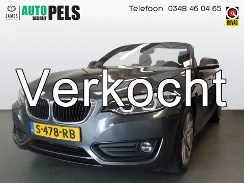 BMW 2 Serie Cabrio 218i High Executive Xenon, Leder, Stoelverwarming, Cruise controle, Elek kap, Lm 