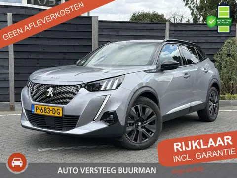 Peugeot e-2008 GT Pack 50 kWh 136PK Automaat Navigatie, Achteruitrijcamera, Keyless, Stoelverwarming