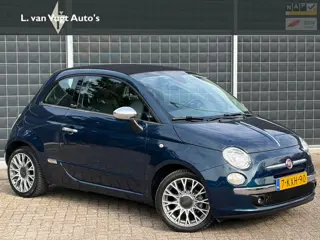 Fiat 500 C 0.9 TwinAir Lounge |automaat | Xenon | leder | PDC | blu di Blu |